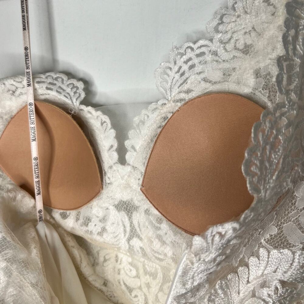 Maggie Sottero Milan Bridal Jumpsuit Size 12 - Picture 10 of 14